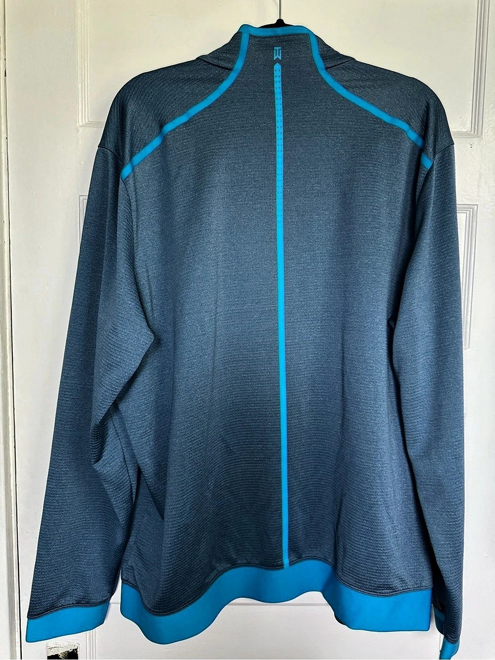 Nike Tiger Woods Collection Dri-FIT Quarter-Zip Golf Pullover Blue XXL - Picture 2 of 16